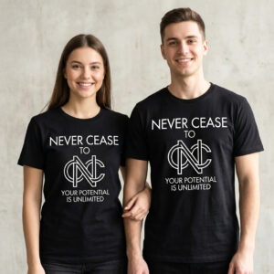 Motivierendes Statement T-Shirt – Unlimited Potential