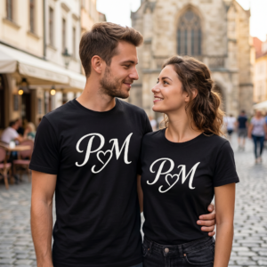 Individuelles Partner-Shirt für Paare – Bild 1